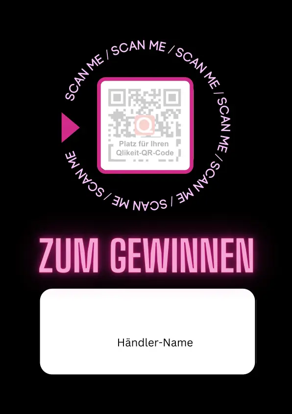 Qlikeit Vorlage Aufsteller für Download