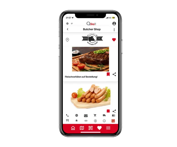 Handy mit Qlikeit Touchdownpage Angebote