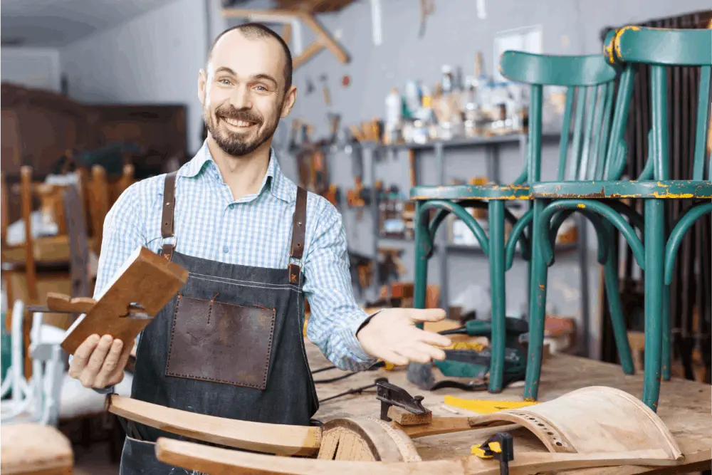 freundlicher Handwerker