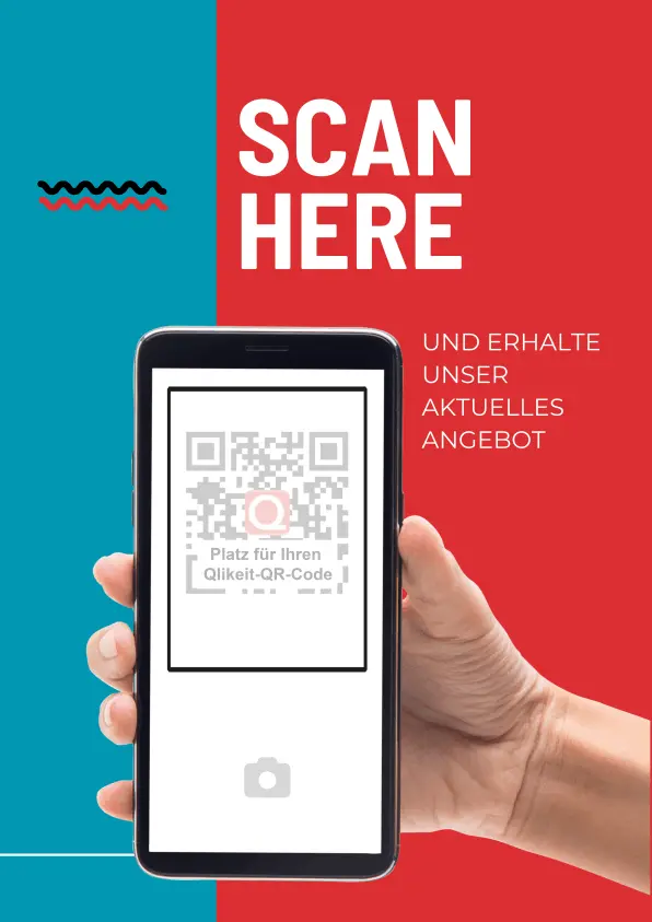 Qlikeit Vorlage Aufsteller für Download