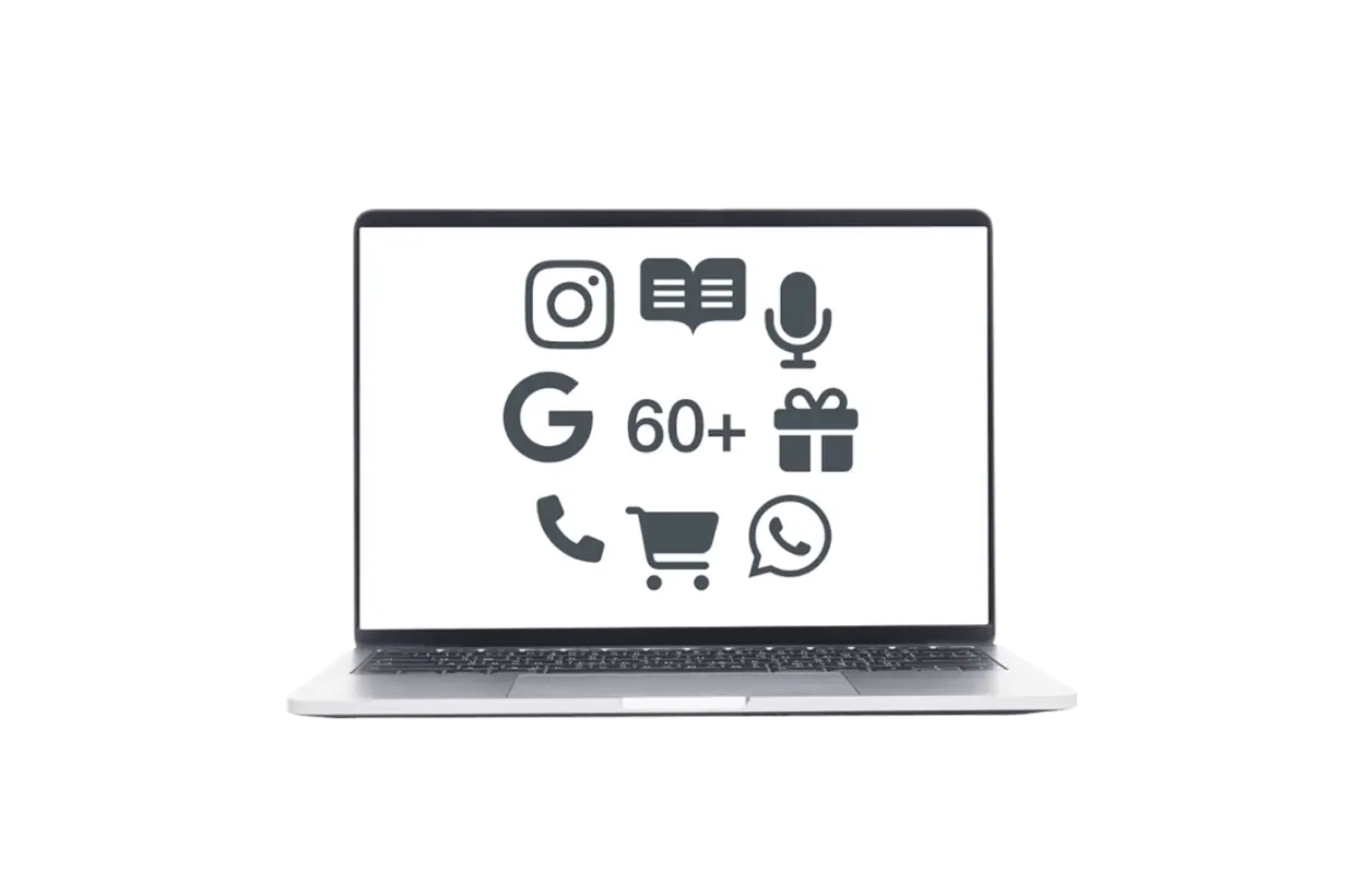 Laptop mit Qlikeit Features