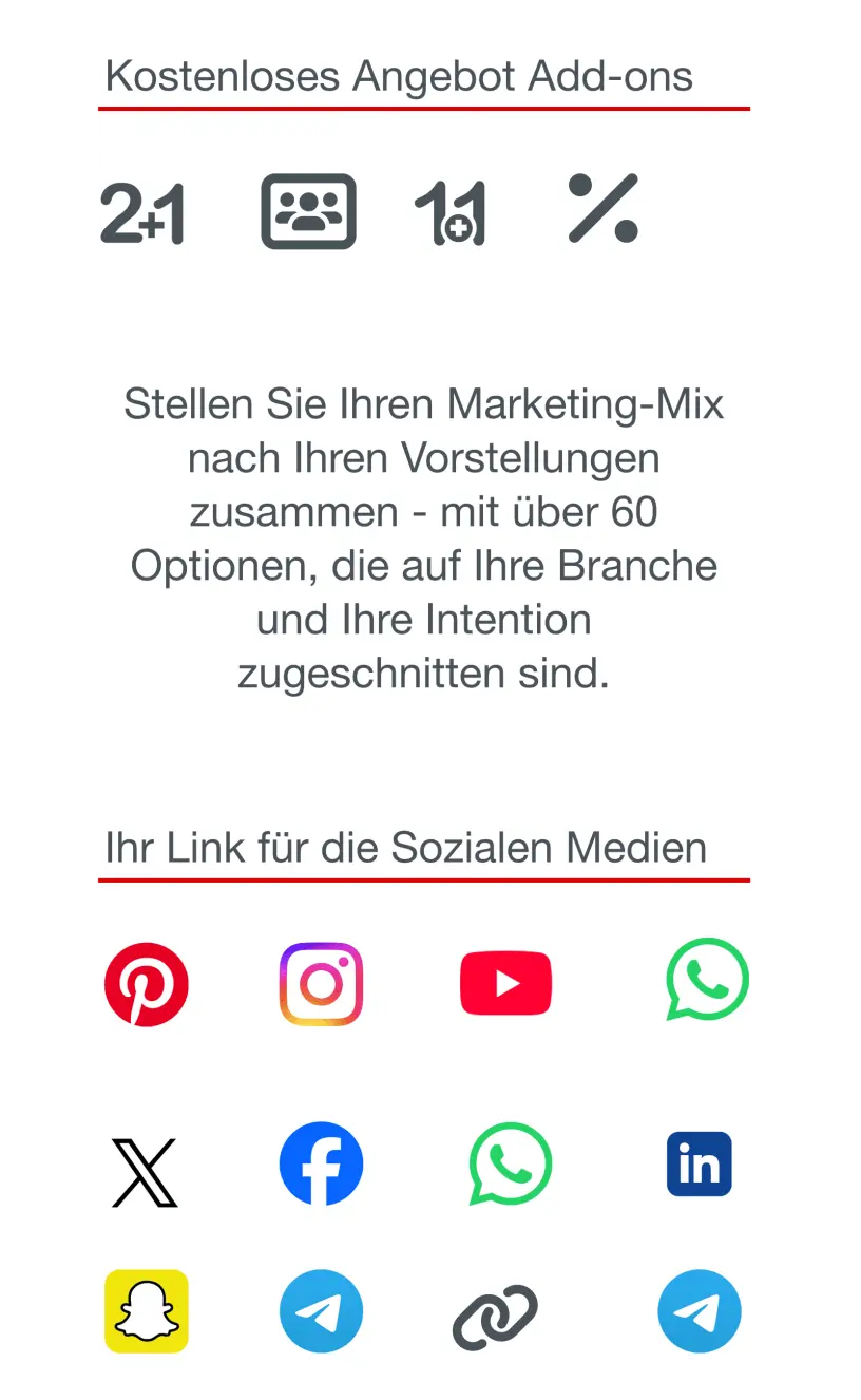 Übersicht Feature Qlikeit Social Media