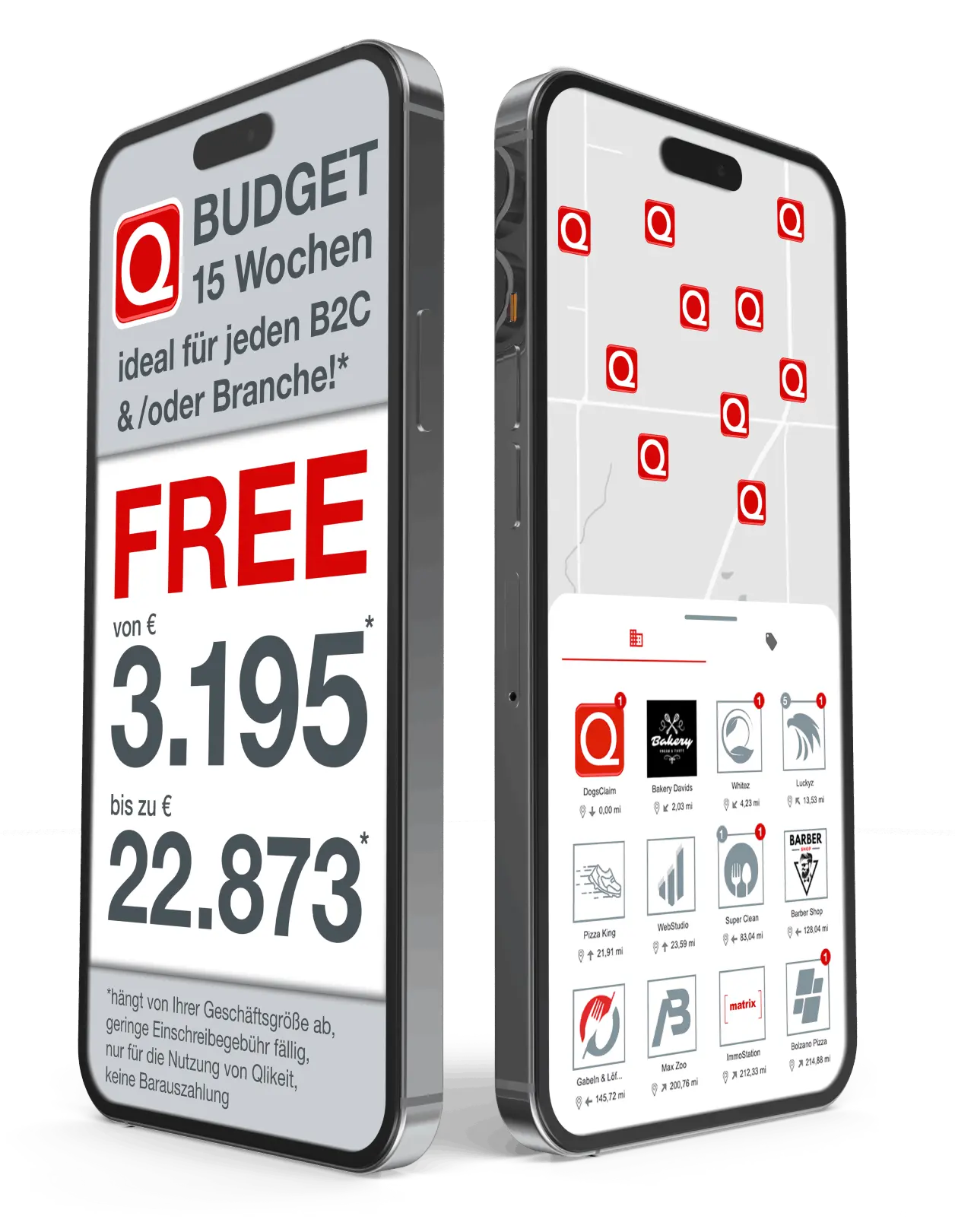 Smartphones mit Free Budget und Shoppingzone