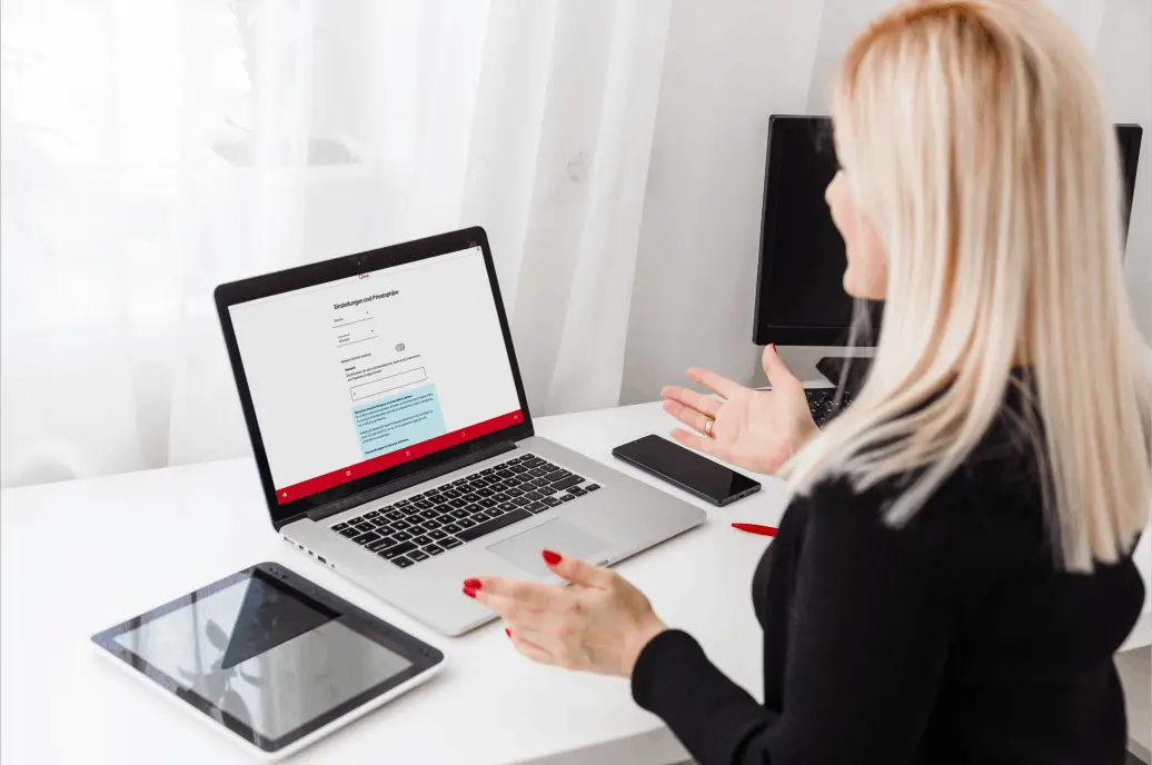 Qlikeit Unternehmer mit Stammdaten Eingabe